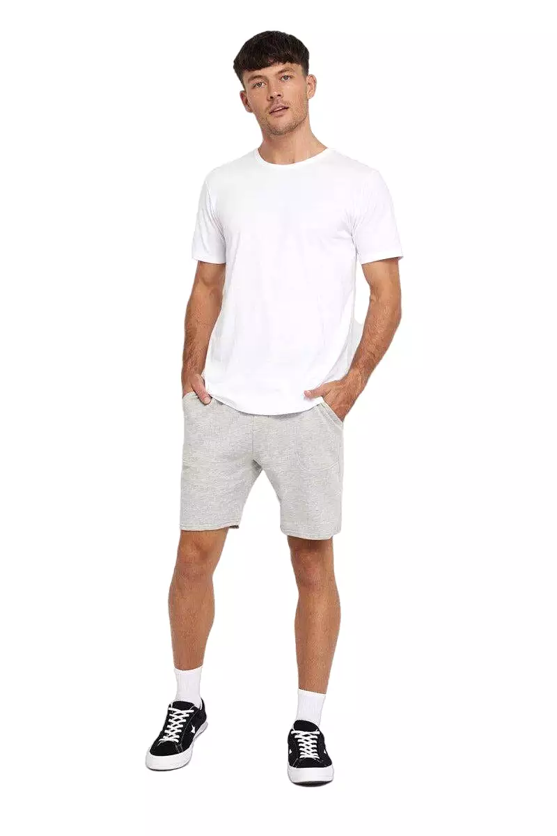 2 x Bonds Mens Essentials Short Cotton Pockets Shorts Shadow Marle