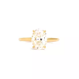 2.00 ct Lab-Grown Oval Coursière Solitaire