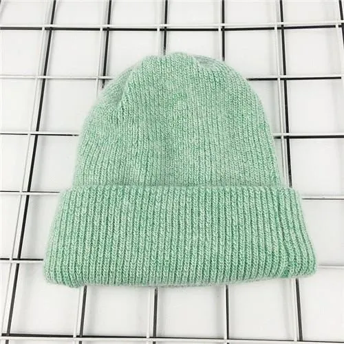 2017 New Winter Hat for Women Rabbit Cashmere Knitted Beanies Thick Warm Vogue Ladies Wool Angora Hat Female Beanie Hats