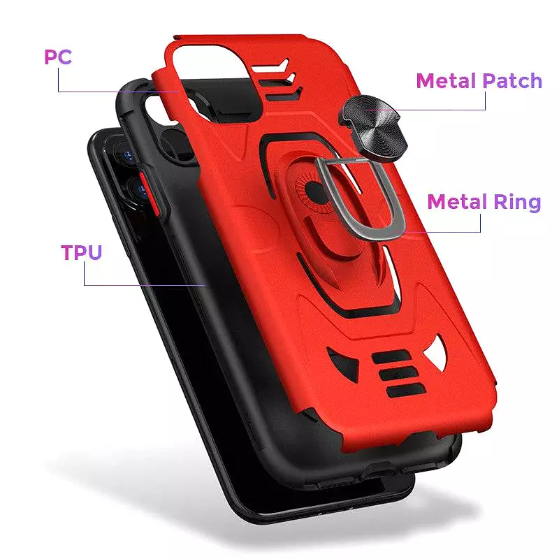 2022 Anti Fall Rugged Shield Ring Bracket Phone case For iPhone 12 Series