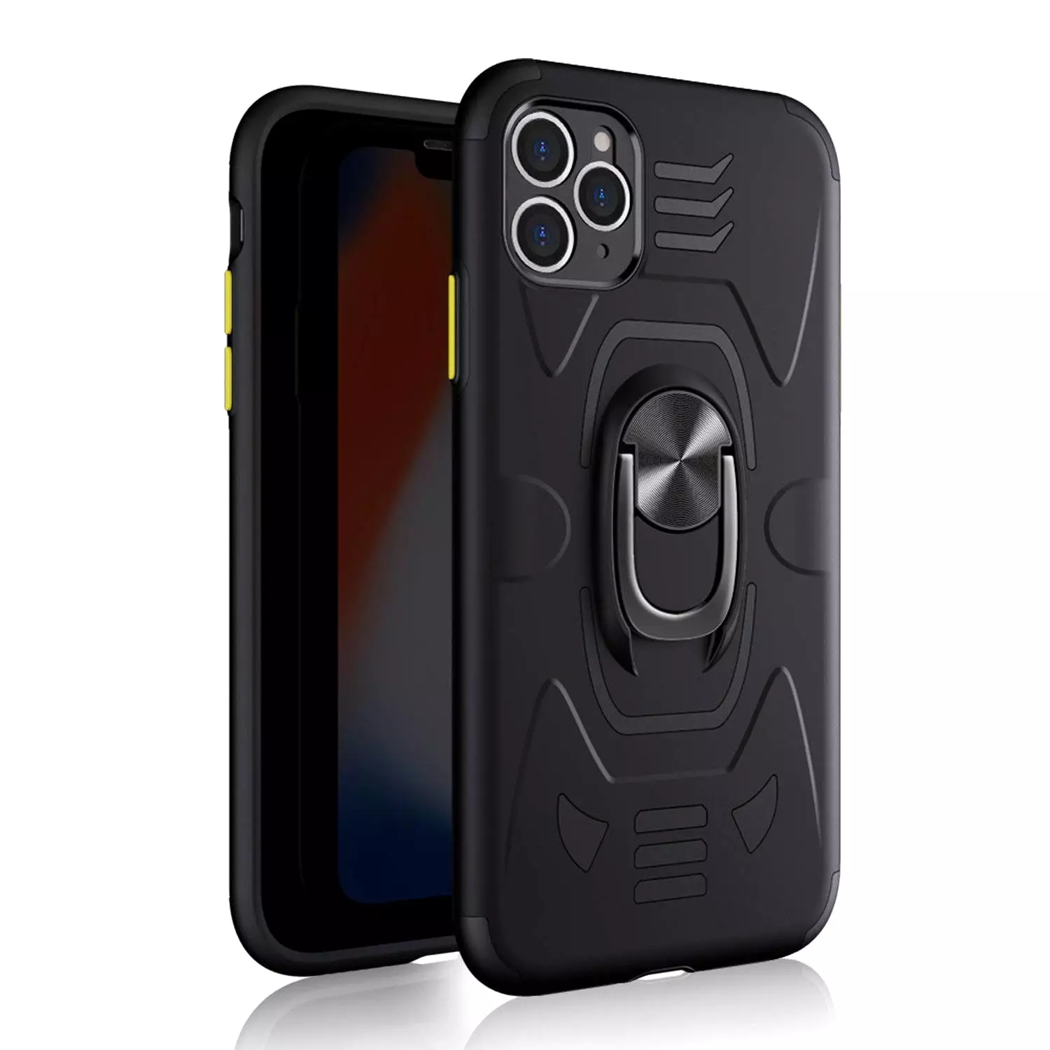 2022 Anti Fall Rugged Shield Ring Bracket Phone case For iPhone 12 Series