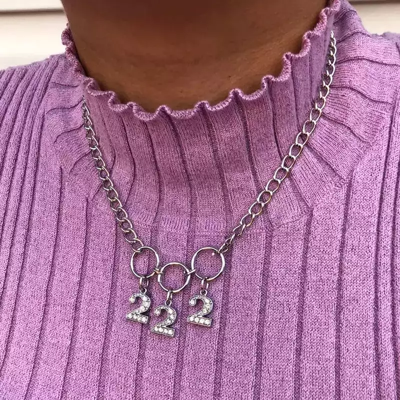 222 Ring Chain Necklace