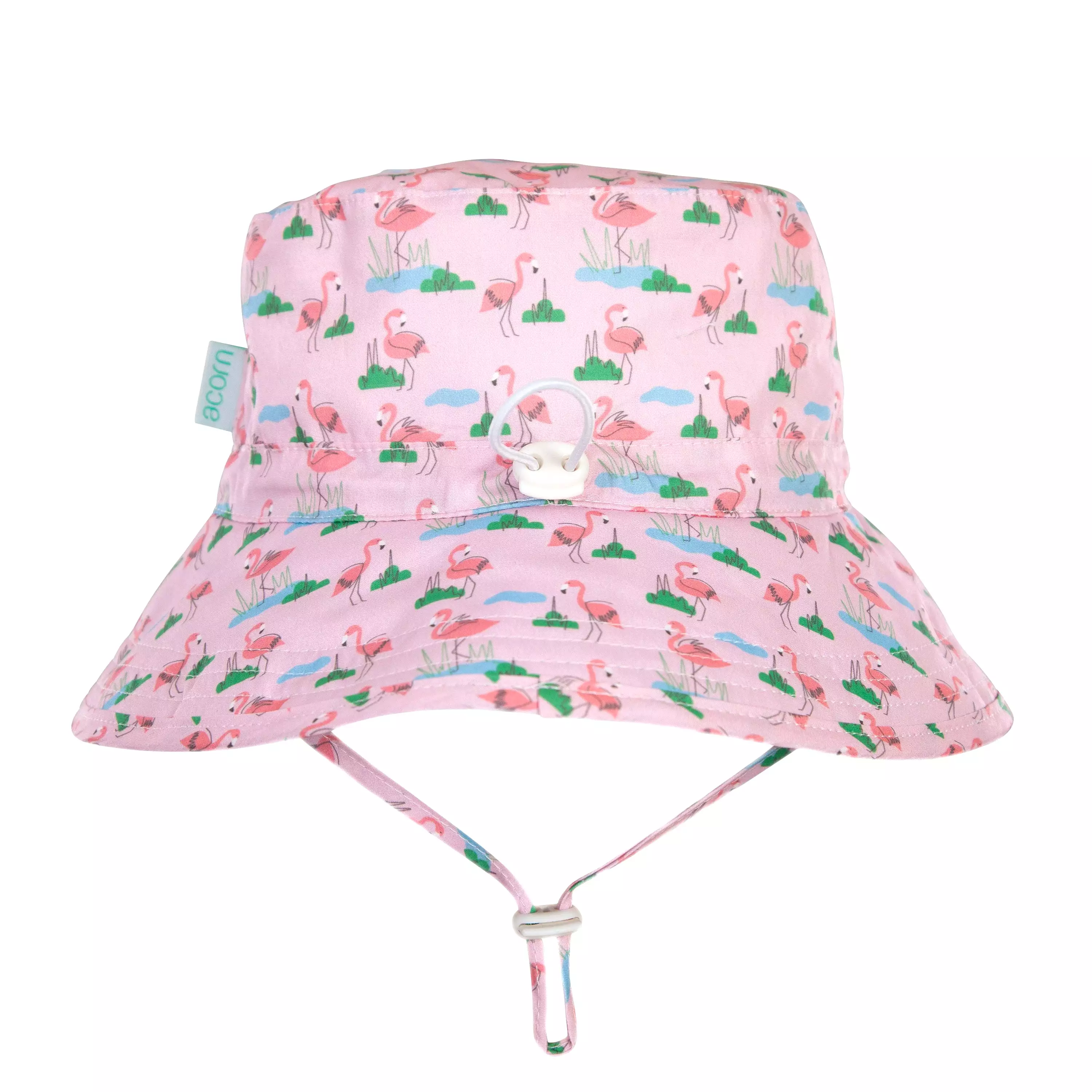 Acorn Kids Bucket Hat - DANCING FLAMINGO