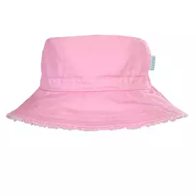 Acorn Kids Frayed Bucket Hat - STRAWBERRY