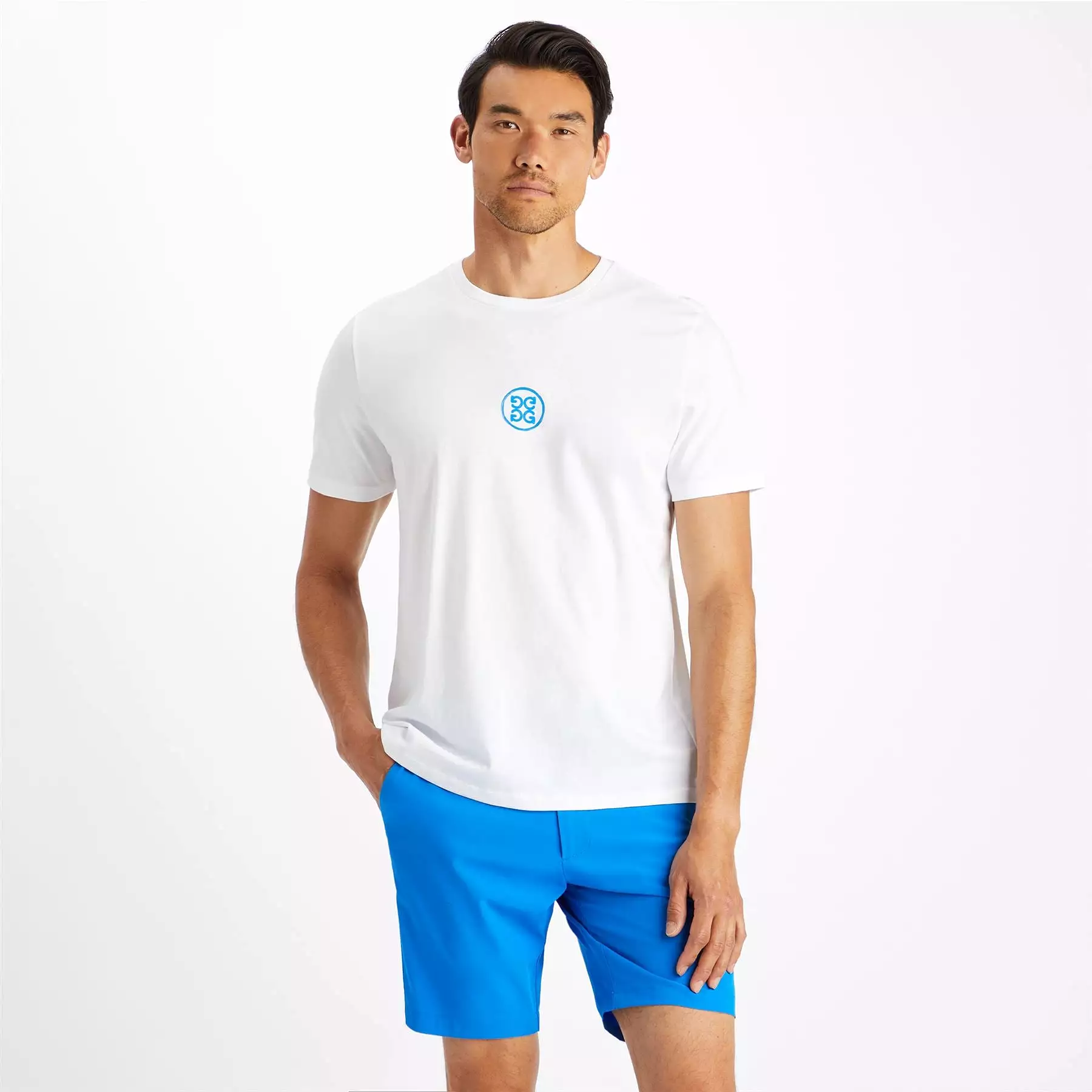 Apres Golf Cotton Tailored Fit T-Shirt Snow - AW23