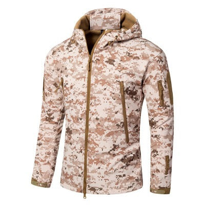 Ashore Shop Men's Waterproof Windproof Tactical Military Jacket