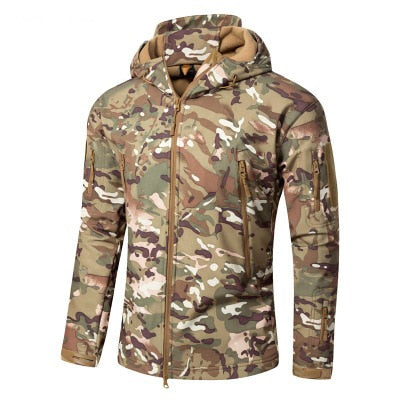 Ashore Shop Men's Waterproof Windproof Tactical Military Jacket