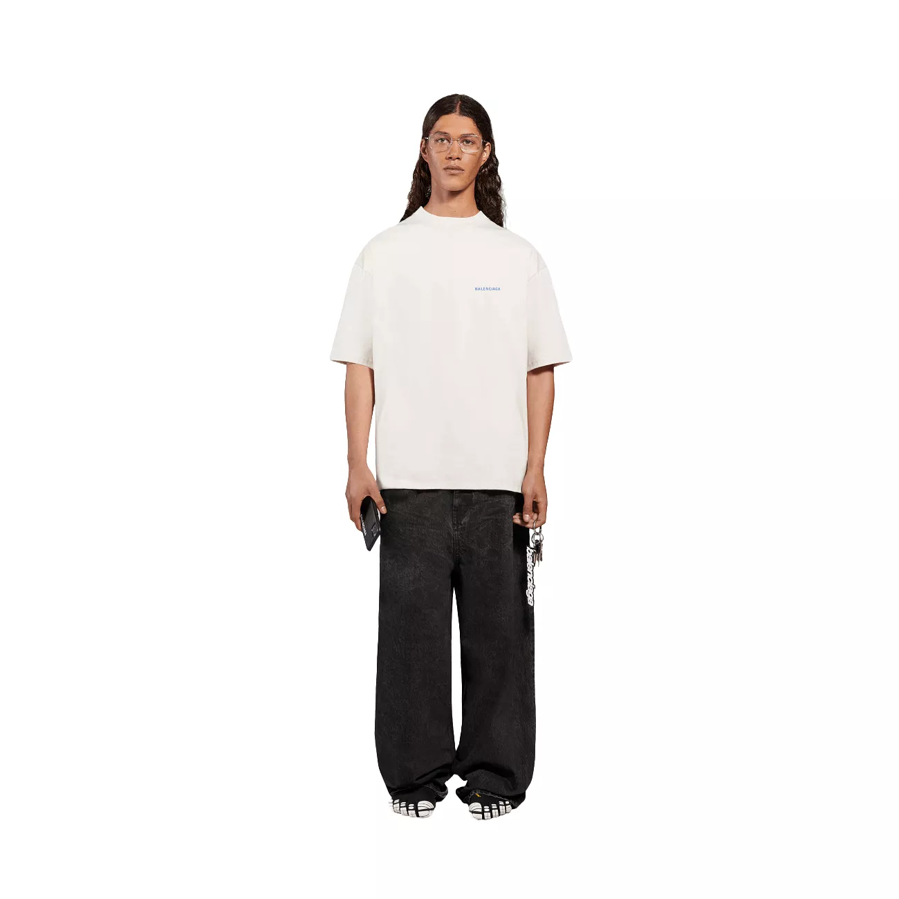 Balenciaga Logo Medium Fit Men's T-Shirt