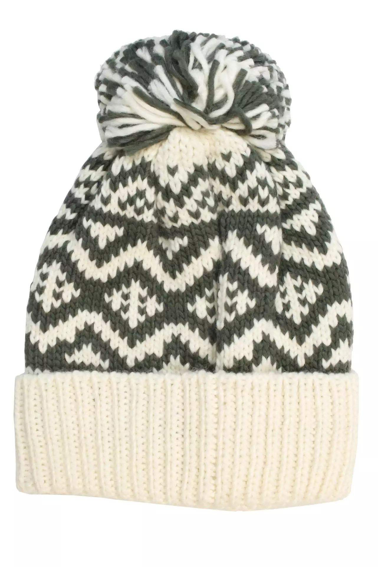 Barbour Mens 'Fairisle' Pom Knit Beanie Hat