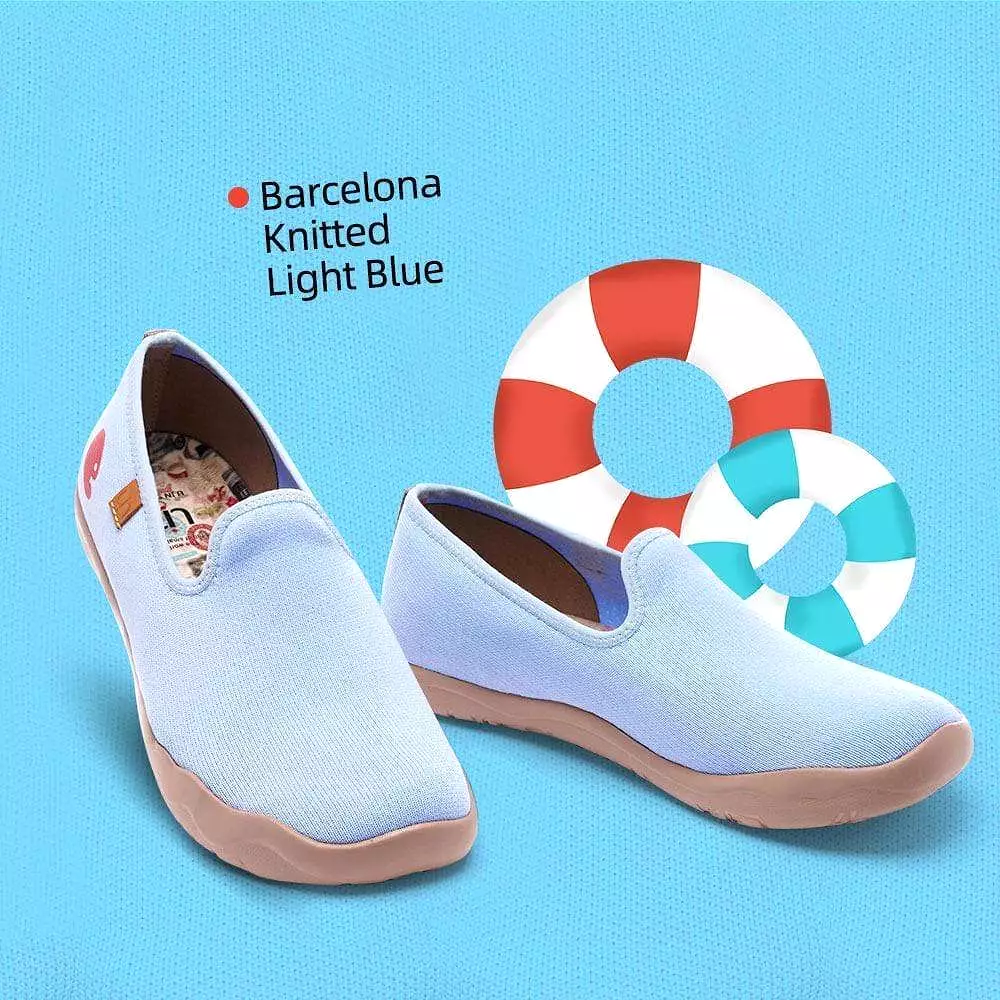 Barcelona Knitted Light Blue