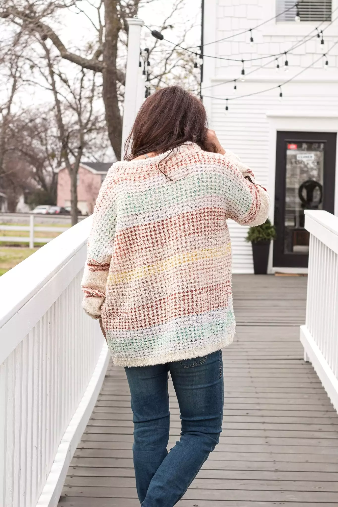 Be Still Multi Color Striped Sweater