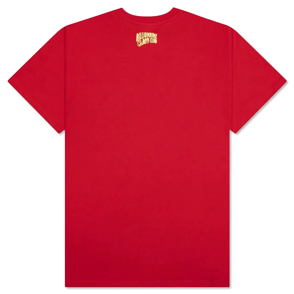 Billionaire Boys Club BB Astro SS Men's Tee Red