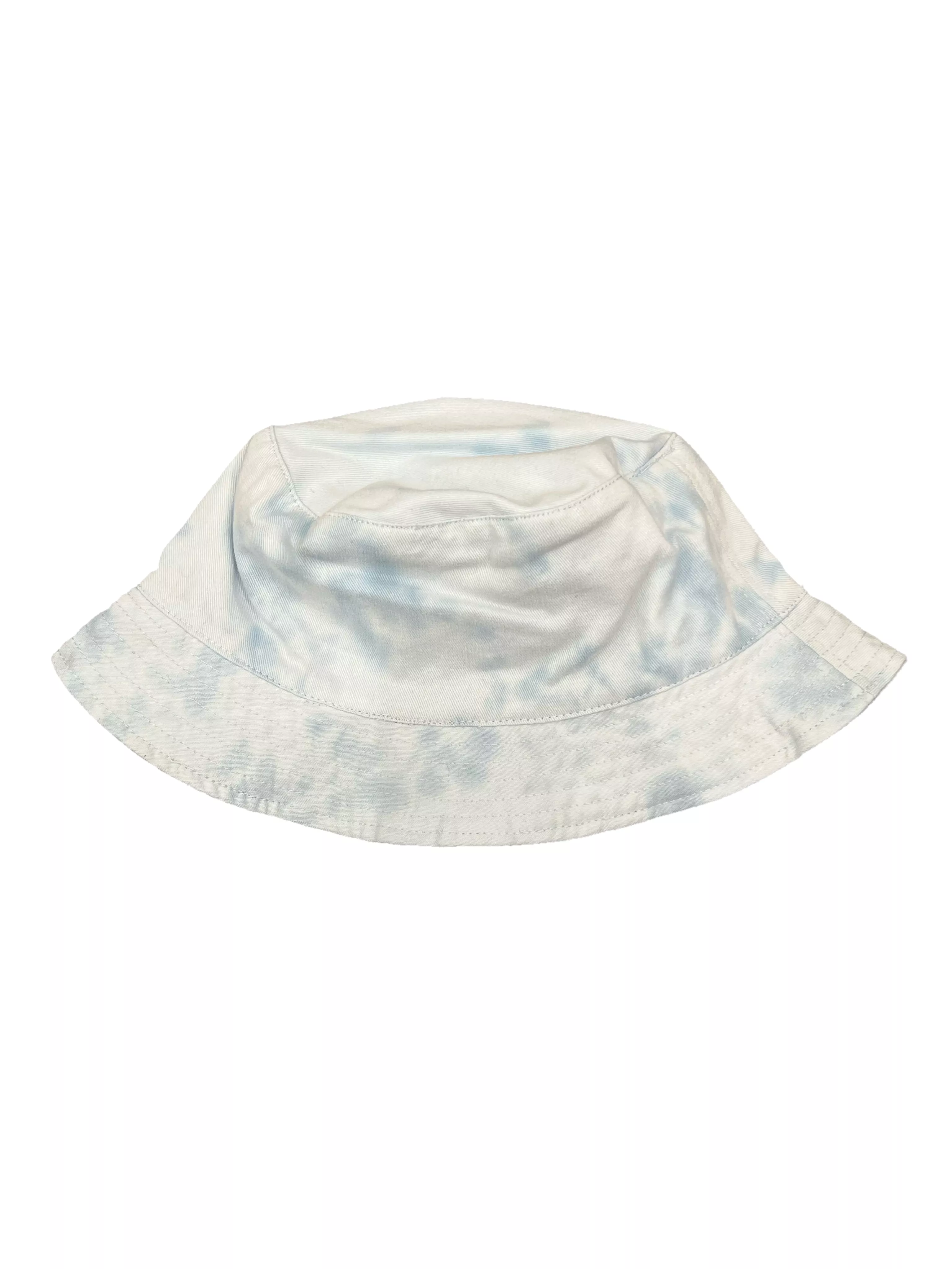 Blue tie dye bucket hat