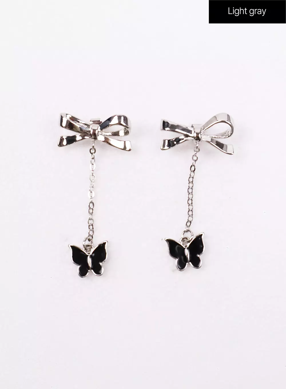 Bowknot Chain Earrings IJ419