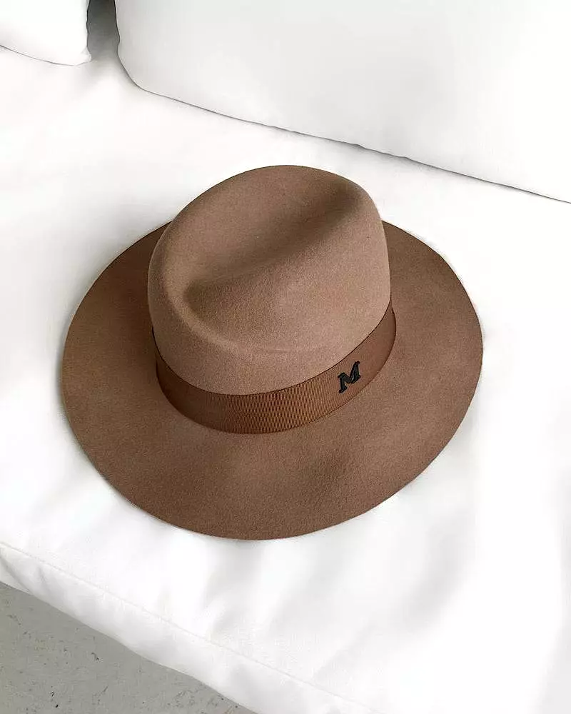 Brown Luxury Australian Wool Fedora Hat