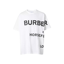 Burberry Horseferry Print Cotton Oversized Men's T-Shirt