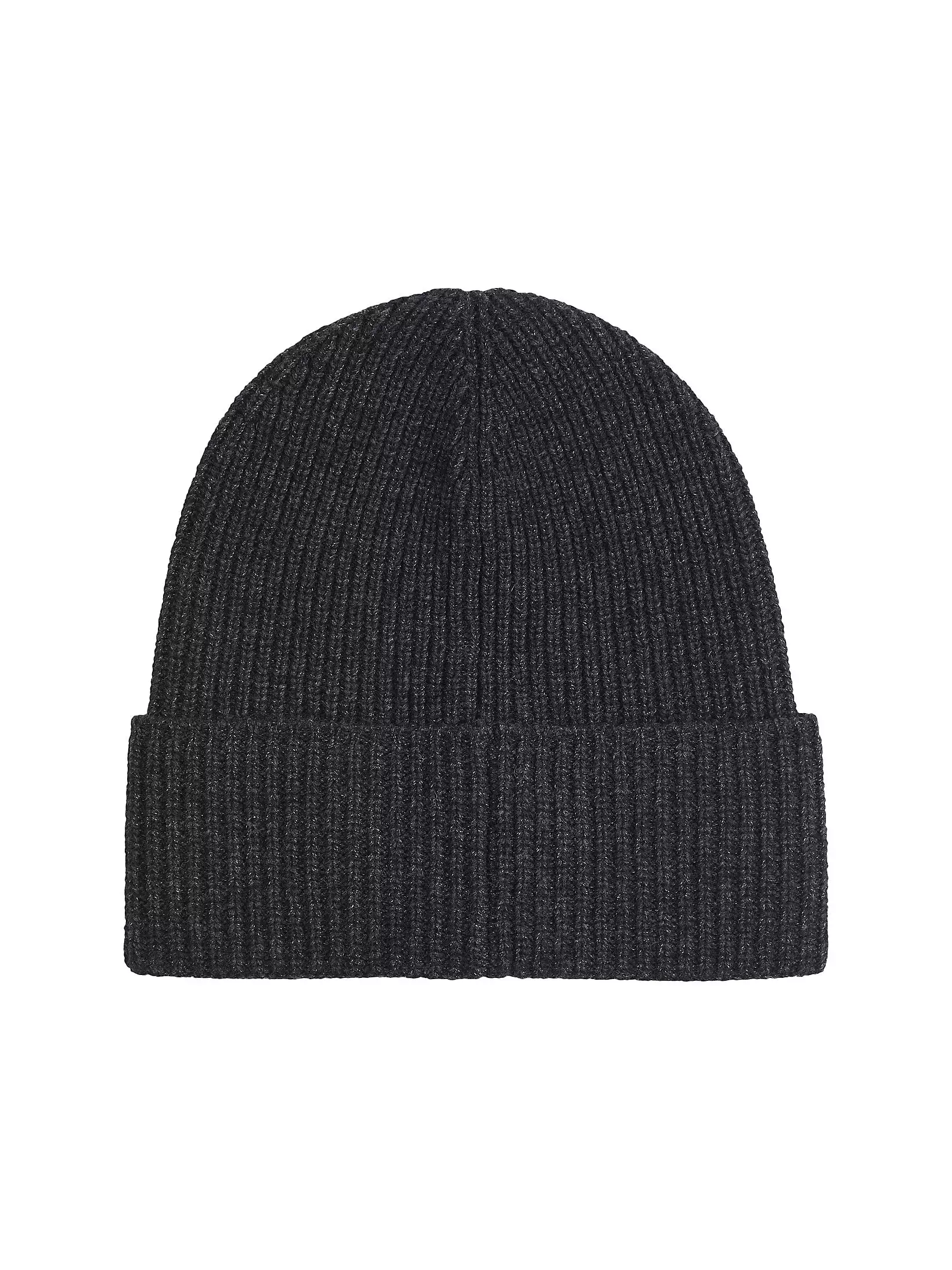 Calvin Klein Mens Daddy Wool Mix Rib Beanie Hat