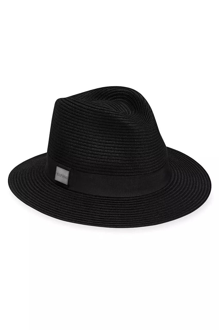 Carkella Black Palm Beach Fedora