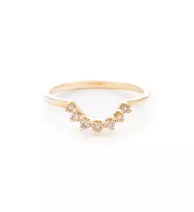 Champagne Diamond Grand Tiara Band