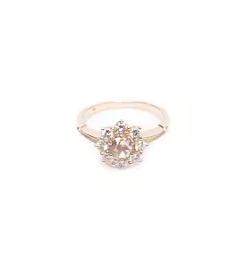 Champagne Diamond Petite Celestine Ring