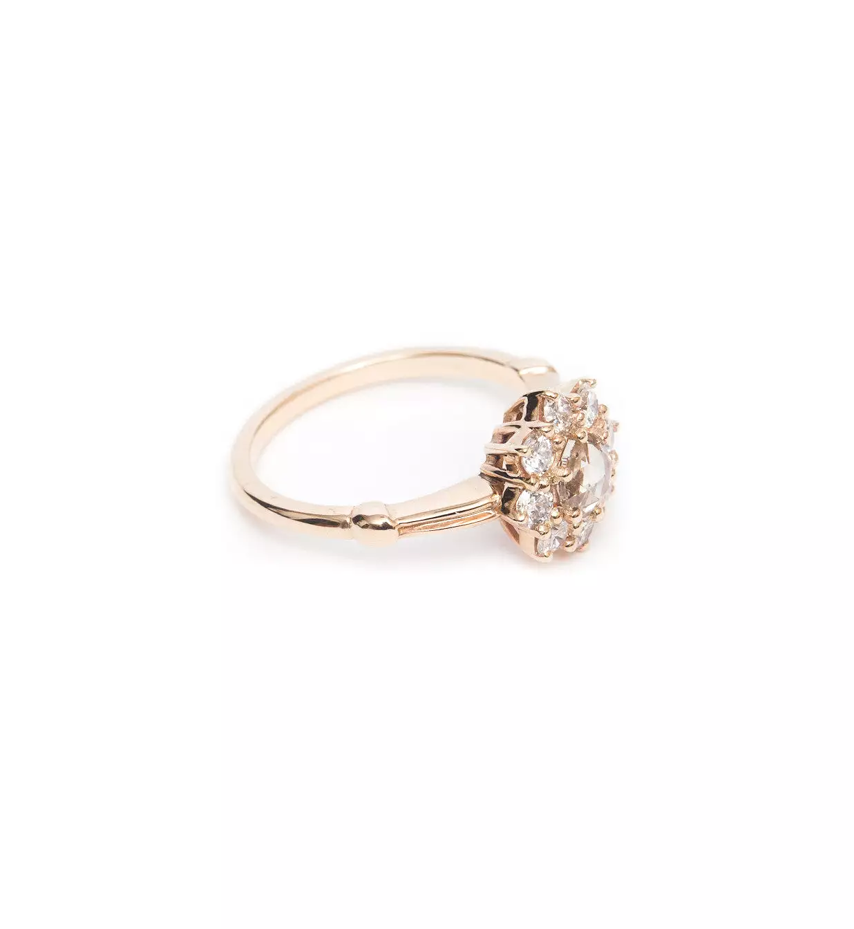 Champagne Diamond Petite Celestine Ring