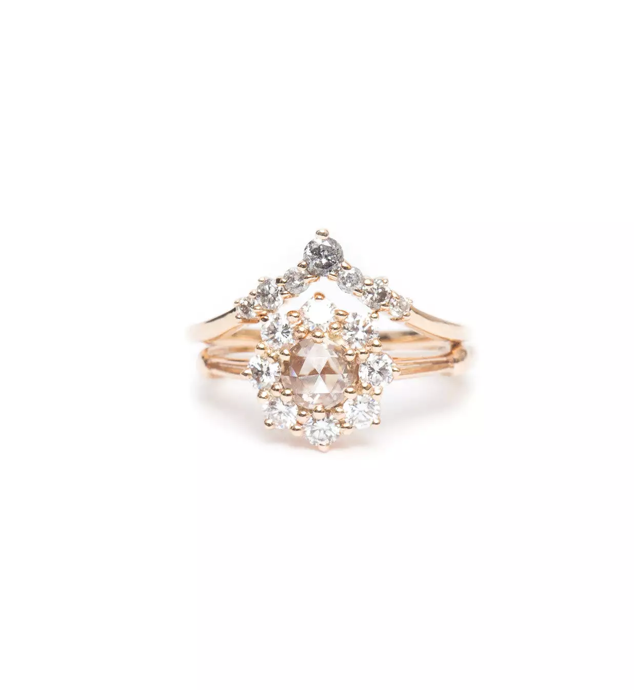 Champagne Diamond Petite Celestine Ring