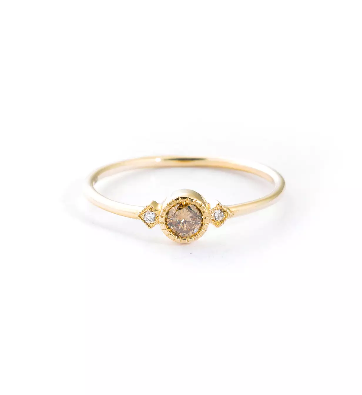 Champagne Diamond Sotto Voce Ring