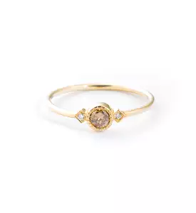 Champagne Diamond Sotto Voce Ring