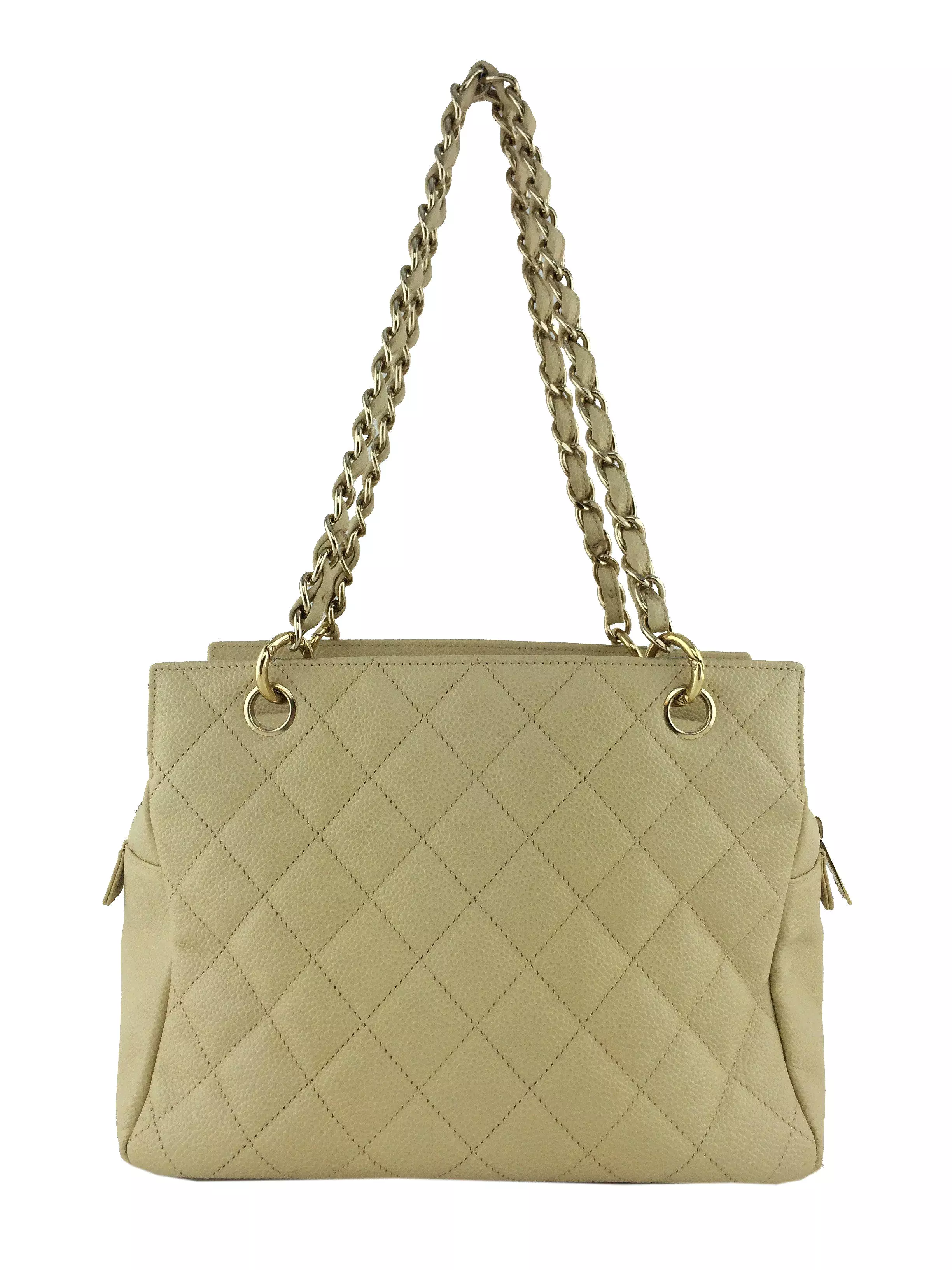 Chanel Caviar Leather Petite Timeless Tote Bag