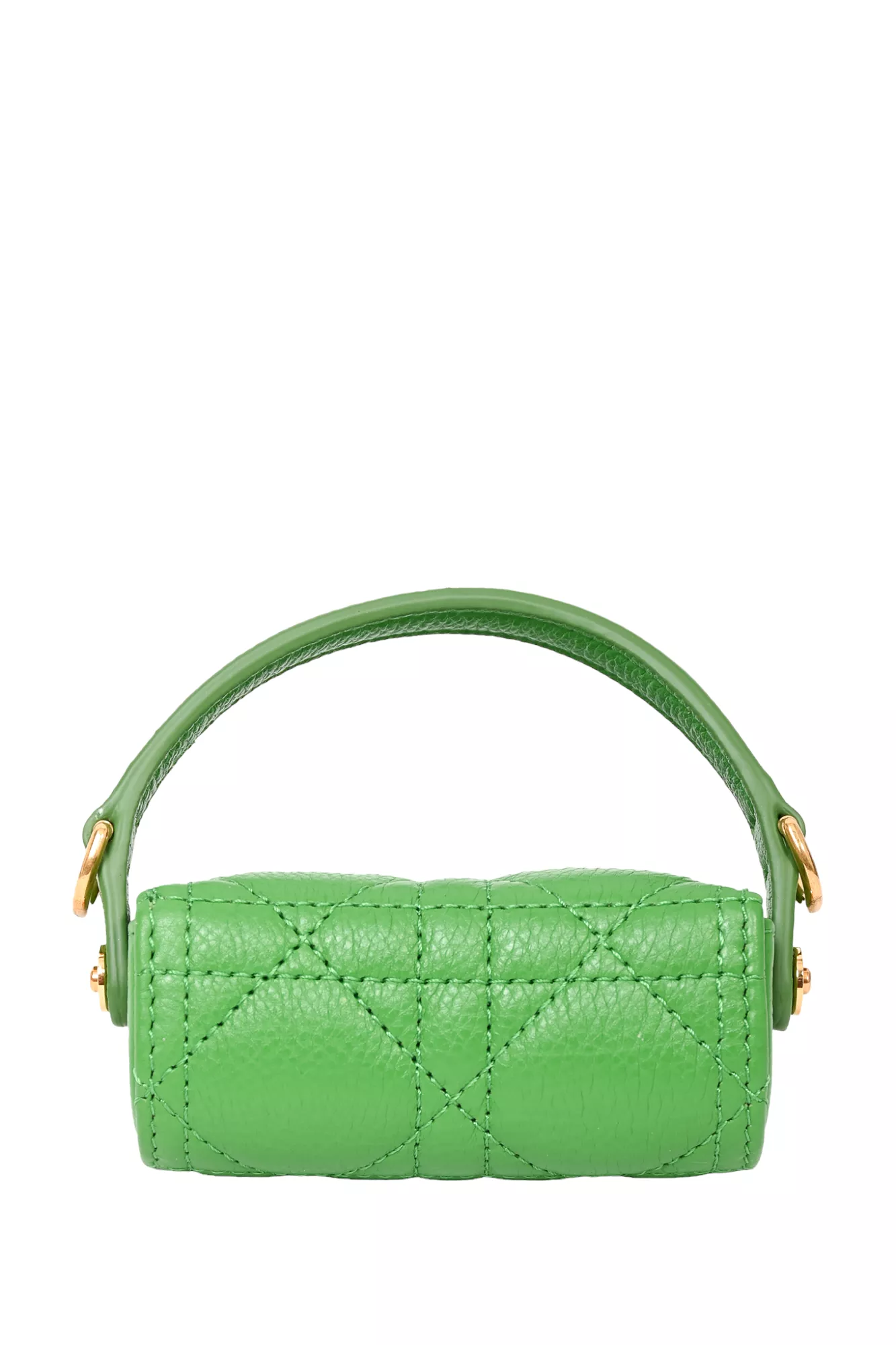 Christian Dior 2022 Green Caro Lipstick Bag with Chain