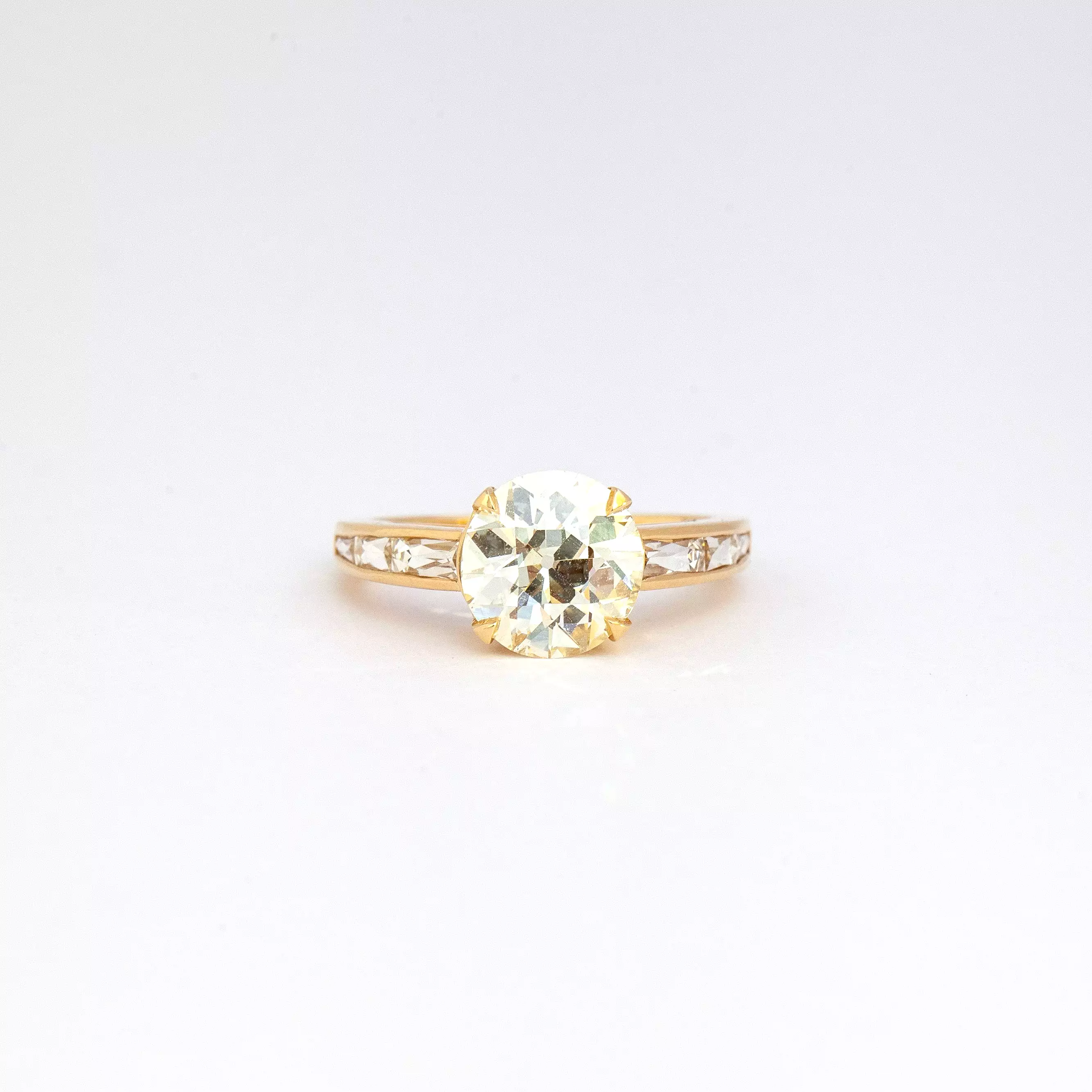 Christina Channel-Set Shoulder Ring