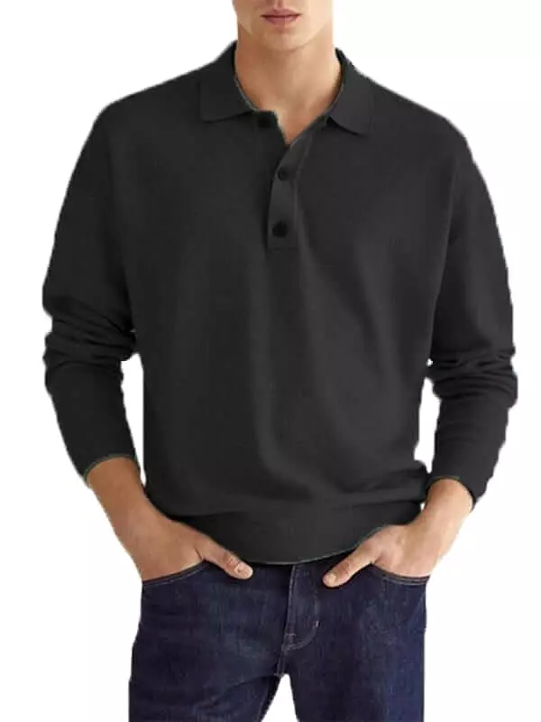 Classic Collar Men Polo Shirt