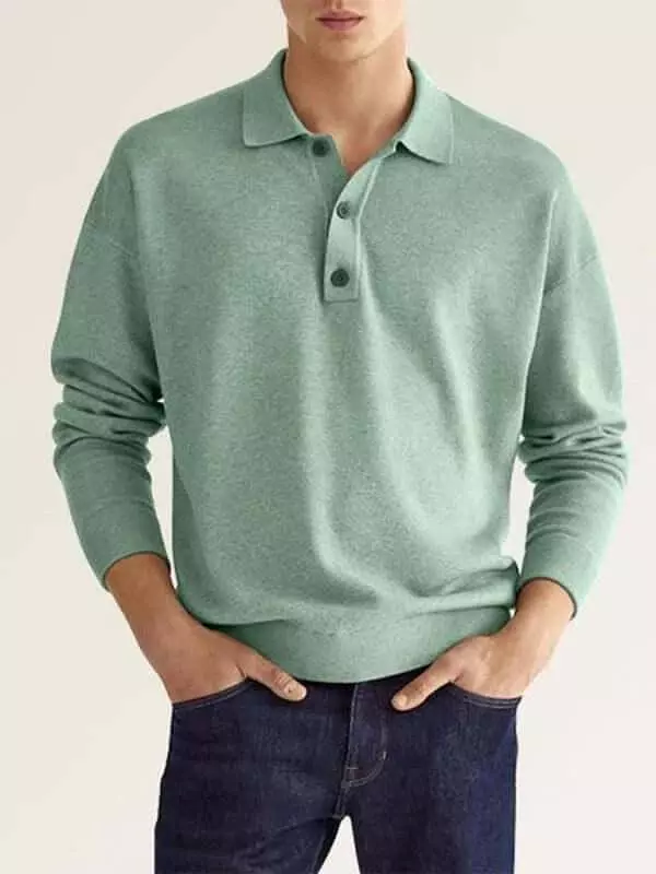 Classic Collar Men Polo Shirt