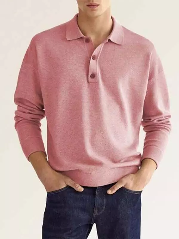 Classic Collar Men Polo Shirt