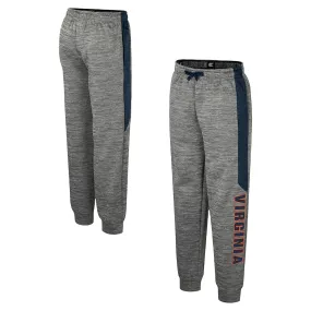 Colosseum Virginia Cavaliers Youth Heather Gray Fleece Pants