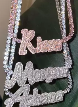 Custom Diamond Tennis Chain