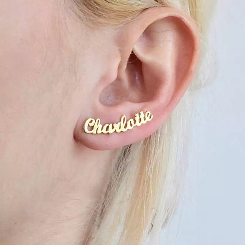 Custom Name Earrings