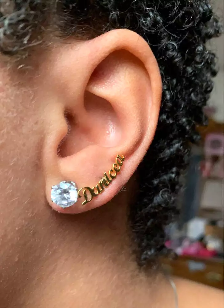 Custom Name Earrings