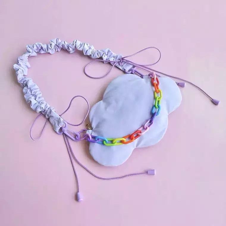 CUTE PASTEL PURPLE CLOUDS BAG BY20001