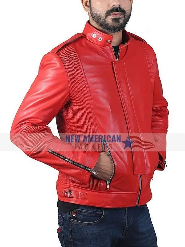 Daft Punk Orange Leather Jacket | New American Jackets