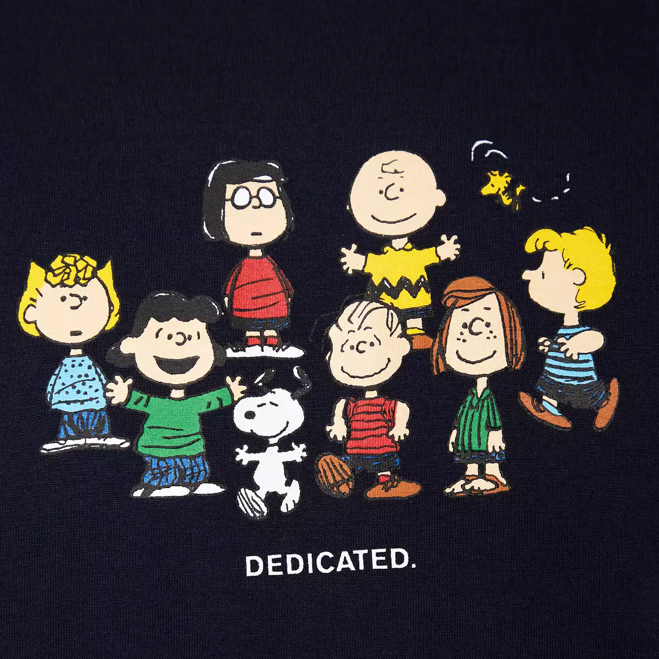 Dedicated Peanuts Snoopy Gang T-shirt Navy