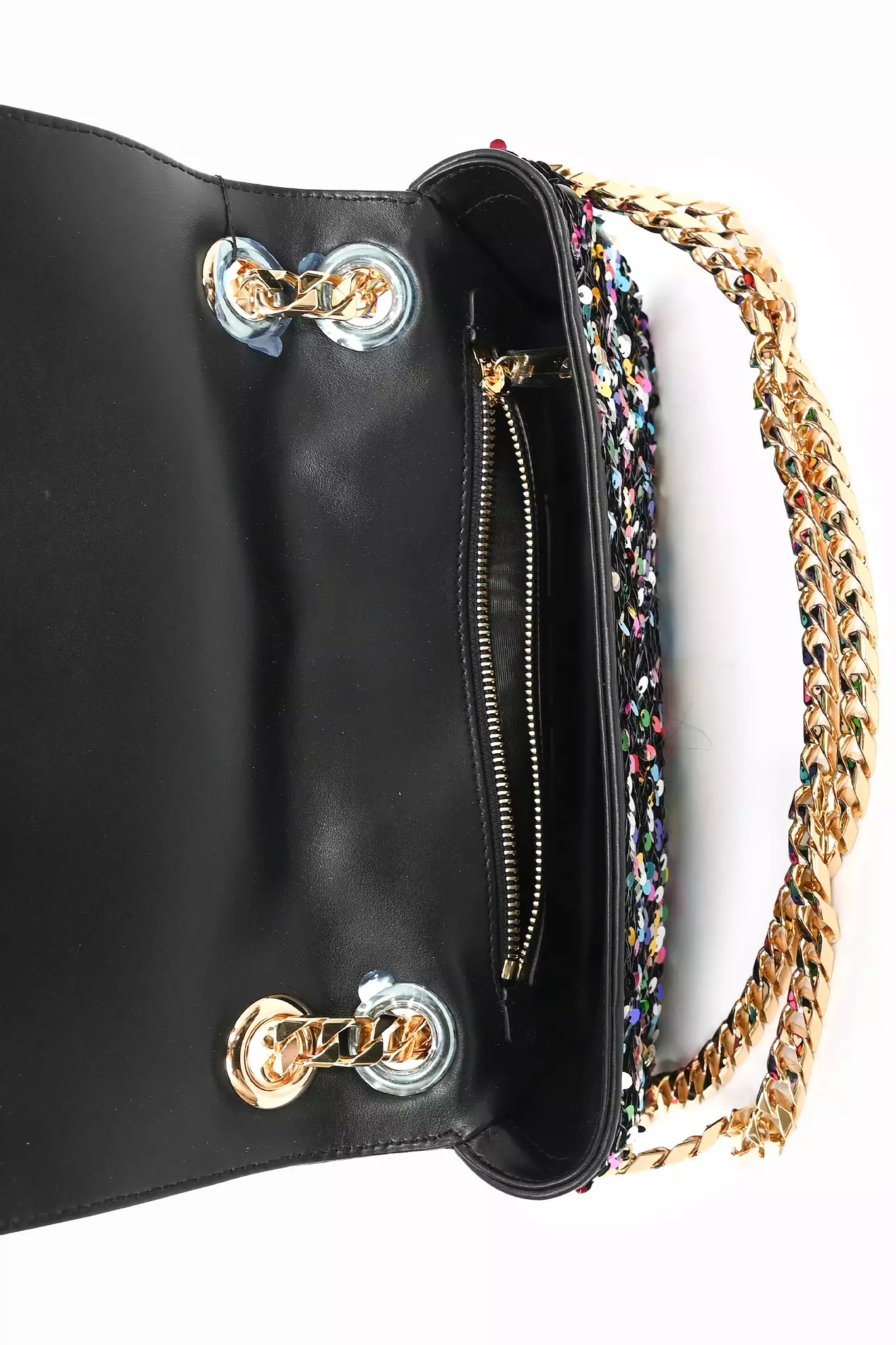 Dolce & Gabbana Multicolour Sequin Chain Bag