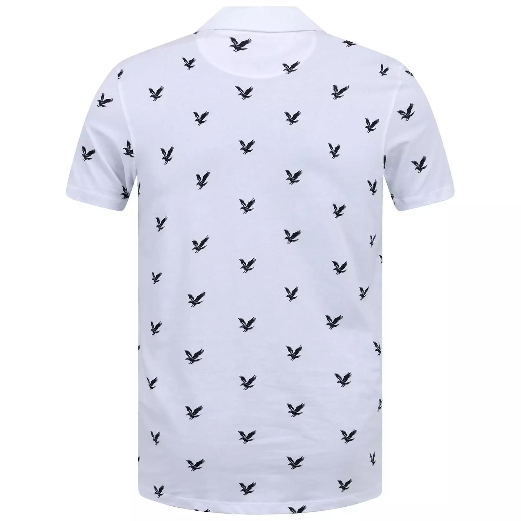 Eagle Print Polo White - SS23