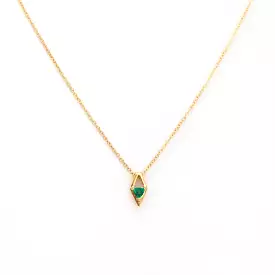 Emerald Reflection Necklace