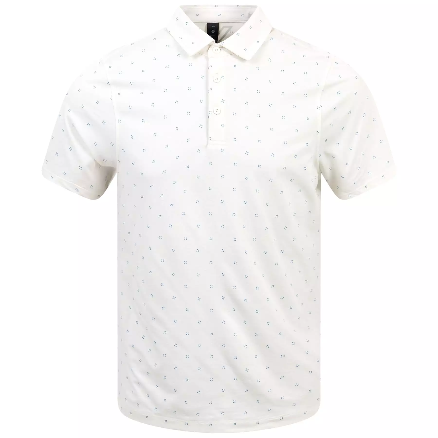 Evolution Stretch Print Polo Quad Dash/Antique White - SS24