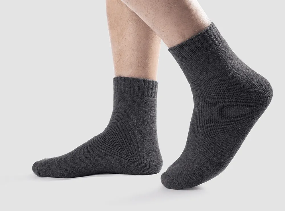 FitVille Warm Cozy Wool Socks Pack of 3 (Unisex)