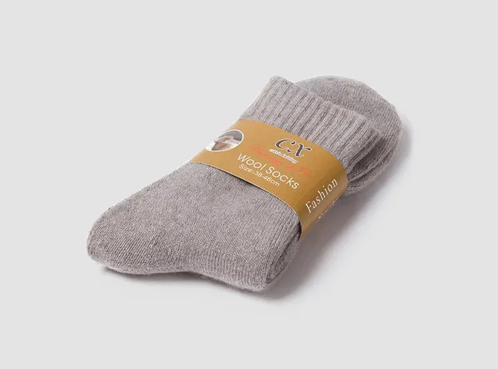 FitVille Warm Cozy Wool Socks Pack of 3 (Unisex)