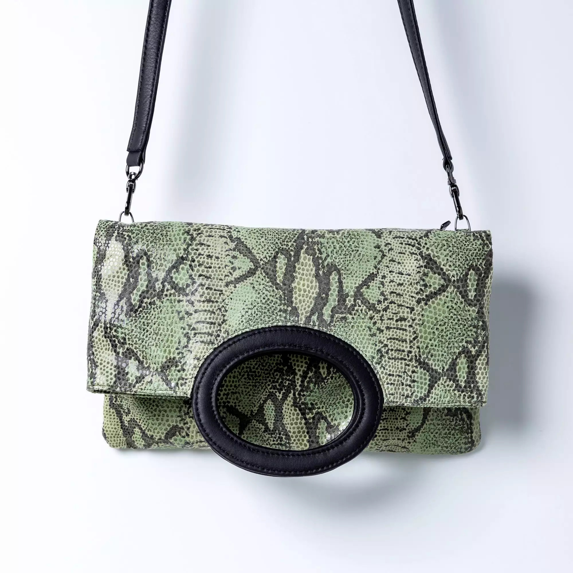 Green Snake Three Way Clutch