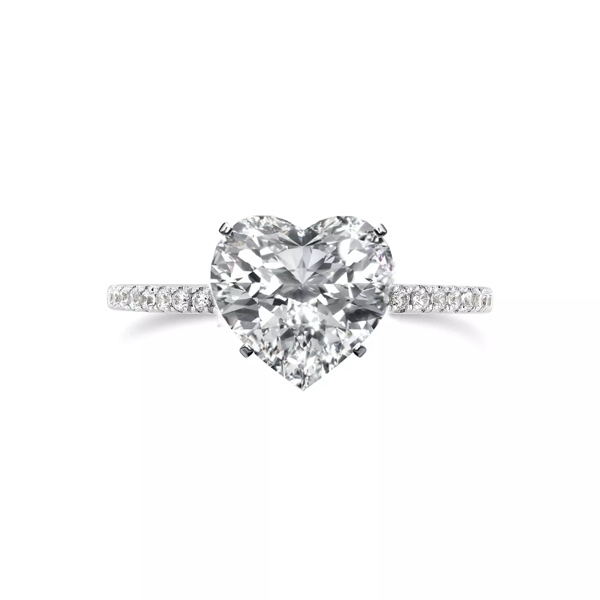 Heart Shaped Diamond Engagement Rings