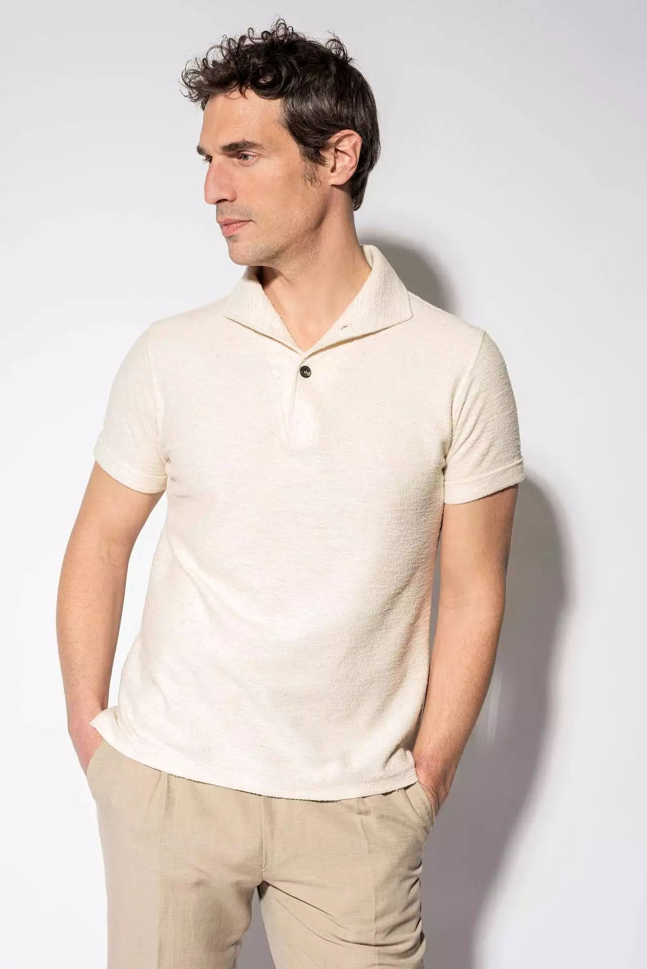 ISAIA Short Sleeve Polo